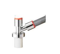 Canale di scarico for lavatrice, distributore d'acqua a tre vie, antiodore e antitrabocco, speciale raccordo for scarico a pavimento(WHITE)