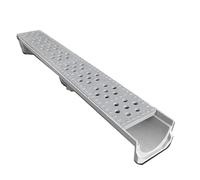 Canale di scarico Griglia Di Drenaggio Canale In Resina Composita, Canali Nascosti, Montaggio A Filo, 'acqua Piovana/protezione Del Tetto, Grondaia Anti-intasamento(Style 2,23.6x3.9x1.6"/60x10x4cm)