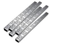 Canale di scarico system Di Drenaggio A Trincea In Argento L 1 M/39,4 Pollici/3,3 Piedi, 2 5 10 Pezzi Canali Con Griglia In Acciaio 304 Aree Patio/lati Piscina, Kit Canale(5 pcs,15X5cm/5.9x2in)