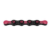 Kmc chaine de velo dlc11 noir rose 118 maillons