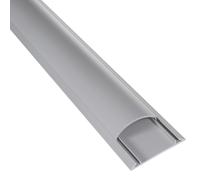 Canale pavimenti per cablaggio, profilo semicerchio piatto autoadesivo 1m x 2cm