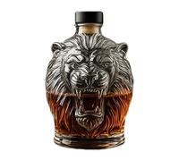 Canale per vino - Profilo animale, cantante per vino | leone testa | dispenser di liquori | bottiglia decorativa spirits decenter veleno | profilo animale contenitore vino per uomini padre marito