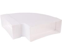 Canale Piatto 220x90mm 90° Curva Orizzontale Ventilazione Cucina