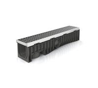 CANALE TECHNODRAIN EVOMAX 150H CON GRIGLIA Griglia acc zinc /inox 30