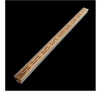 Canaletta di scolo acqua Canaletta di scolo tetto Canalina Stretta in Acciaio Inox 304 (35/50mm) - Griglia Rimovibile per Bagno & Giardino, Installazione su Superfici in Cemento(WxH-3.5x3cm/1.4x1.2in)