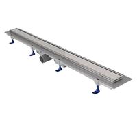 CANALETTA DOCCIA TELAIO IN ACCIAIO GRIGLIA STANDARD/CUSTOM 950 mm Ø 50 mm