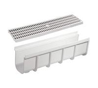 Canaletta Modulare Con Griglia Pedonabile. In Polipropilene.