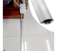 canaletta portacavi Canali Metallici Lunghi 1 M, Passacavi In Alluminio Per Tv Montate, Passacavi Autoadesivi Per Evitare Che Gli Animali Domestici Mordano/pavimento/casa(W 75mm/2.95in,3 pcs)