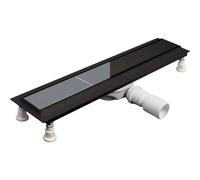 Canaletta scarico universale Idrostile alluminio 70 cm nero Nero