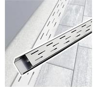 Canaletta Scolo Acqua Piovana Canalette di Drenaggio Strette per Patio Esterne, Kit di Drenaggio A Canale Sottile per Esterni Drenaggio per Vialetti E Bordi Piscina Grondaie(15x5cm/6x2in)