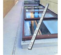 Canaletta Scolo Acqua Piovana Canalette di Drenaggio Strette per Patio Esterne, Kit di Griglia E Canale di Scolo Sottile Sistemad di Scolo A Fossa in Acciaio Inossidabile(7x3cm//2.7x1.2in)