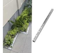 Canaletta Scolo Acqua Piovana Robusto Canale di Drenaggio per Cortile, Canale di Drenaggio Esterno con Griglia in Acciaio Inossidabile Rimovibile, Filtro di Drenaggio Lineare per Bloccare i Detriti(W3