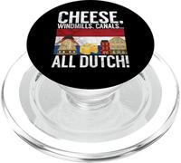 Canali dei mulini a vento del formaggio tutti olandesi PopSockets PopGrip per MagSafe
