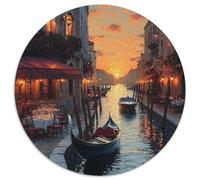 Canali di Venezia Puzzle Impossible 1000 Pezzi Decorazione Per La Casa. Rilassamento E Intelligence Per Adulti E Ragazzi Da 14 Anni 1000pcs (67.5x67.5cm)