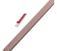 Canali portacavi in metallo, Canalina autoadesiva for cavi in lega di alluminio multicolore, dimensioni multiple(Gold-1m-20x10mm)