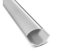 Canalina Copricavo con nastro biadesivo 1.5m 73 * 42MM Bianca Maclean MCTV-577