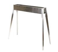 Canalina Cuocispiedini ed Arrosticini Inox professionale a carbone con piedi
