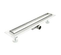 CANALINA DI SCARICO ACCIAIO INOX PIASTRELLABILE 120 cm SCARICO PAVIMENTO