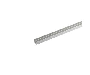 Canalina doppia U 1 m 16x7 mm alluminio argento Alluminio argento