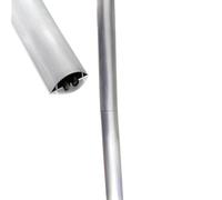 Canalina for cavi in lega di alluminio | 1,2 mm Alluminio 30-115x9-32 mm 1 m 1/2/4/6/8/10 pezzi: Protezione cavi da pavimento for casa e ufficio(W 30mm/1.18in,1 pcs)