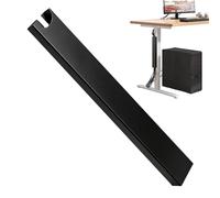 Canalina magnetica per cavi da 35 cm, in alluminio, per gambe del tavolo, nascondiglio e organizer per gestione dei cavi, per casa, ufficio, tastiera, elettrodomestici da cucina, tavoli, librerie
