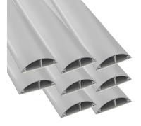 Canalina passacavi 8 x 1 m pavimento 50 x 12 mm passacavi autoadesiva fondo...