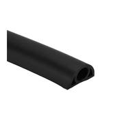 Canalina Passacavi Adesiva 1 pz. m/2 m prolunga copricavo da pavimento protezione for canalina di alimentazione pratico organizzatore cavi(Black,2m)