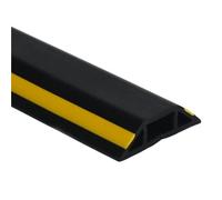 Canalina Passacavi Adesiva 1 pz mX4 cm Protezione for cavo di alimentazione autoadesiva da pavimento for cavi in silicone(Yellow-black)