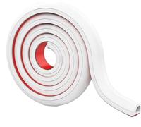 Canalina Passacavi Adesiva,3m Mini Canalina Passacavi Bianca,Canali a Cavo Semicircolare Flessibile,Canaletta per Cavi Elettrici,Copricavi Adatto per la Gestione dei Cavi a Muro,a Terra e in Ufficio