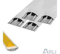 Canalina passacavi autoadesiva canale a pavimento rotondo TV pavimento...