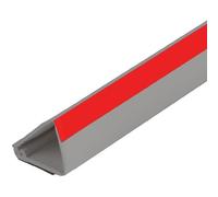 Canalina Passacavi Autoadesiva, Passacavi Pavimento Apertura Laterale, Canalina Calpestabile da 100 Cm per Gli Angoli Delle Pareti, Previene Inciampi(Gray,2.4 * 2cm/0.9 * 0.8in)