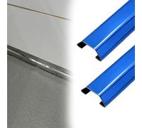 canalina passacavi muro Spegnicavo Rosa Blu con autoadesivo 50 100 150 180 cm di lunghezza, striscia copricavo in acciaio inossidabile per nascondere(Blue,W 100 MM L 150 CM)