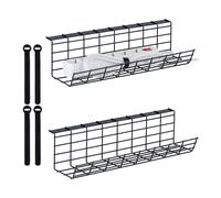 Canalina passacavi Raccoglitore cavi 2 pz. Canalina organizer Supporto cavi