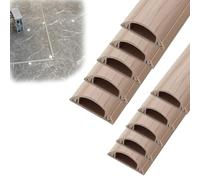 Canalina per cavi autoadesiva, Copricavi da parete e pavimento, multicolori, in diverse misure, confezione 1 2 5 10(D - 10 PCS,L x Outer Width 150cm x 30mm)