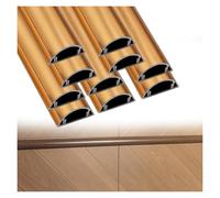 Canalina per cavi autoadesiva, Copricavo autoadesivo in lega di alluminio multicolore, dimensioni multiple, confezione da 2, 5 o 10 pezzi(A- 10 PCS,L x Outer Width 50cm x 22mm)