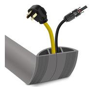 Canalina per Cavi da Pavimento, Canalina Passacavi Calpestabile, per Cavi di Alimentazione, Facile da Tagliare per Casa, Ufficio, Scuola, Concerti