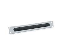 Passacavo da 19" 2U con guarnizione a spazzola, RAL 7035 grigio chiaro