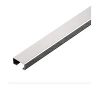 Canalina portacavi quadrata in acciaio inossidabile, copertura anti-calpestio for la gestione dei cavi for ufficio domestico e magazzino, 1 m, 1 pz.(White titanium gold,60mmx30mm)