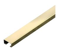 Canalina portacavi quadrata in acciaio inossidabile, copertura anti-calpestio for la gestione dei cavi for ufficio domestico e magazzino, 1 m, 1 pz.(Yellow titanium gold,40mmx20mm)