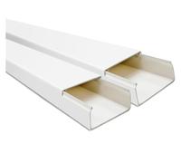 Canalina spegnicavo in PVC | Cavi nascosti di diverse dimensioni, 2 pezzi: copricavo(60*40)