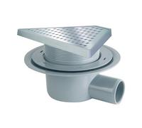 CANALINE IN ABS MINIFLOW T GRIGLIA SQUARES 300 x 175 x 55 Sifoni Pilette Tea