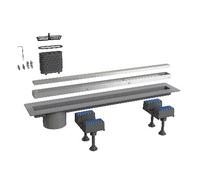 CANALISSIMA DA PAVIMENTO CON GRIGLIA IN ALLUMINIO mm 1000