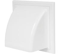 canalizzazione Cowled Gravity flap 150 mm/15,2 cm uscita Cowl griglia di aerazione con valvola di non ritorno/serranda KO150 - 30