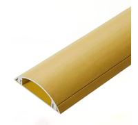 Canalizzazioni per cavi, Canalina for cavi in alluminio, spegnicavo for altoparlante, spegnicavo for TV montato a parete, semicircolare autoadesivo for copertura cavi for TV a parete(Yellow,3#)