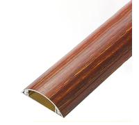 Canalizzazioni per cavi, Canalina for cavi in alluminio, spegnicavo for altoparlante, spegnicavo for TV montato a parete, semicircolare autoadesivo for copertura cavi for TV a parete(Red,3#)