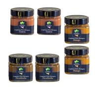 Canalotto Farm - Selezione 6 Confetture da 250 gr - Mango, Ficodindia, Guava