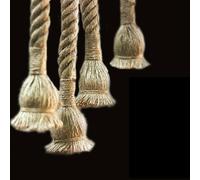 Canapa Corda Lampada E27 Industriale Attico Soffitto Luce a Sostegno Asta Decor
