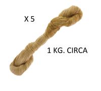 CANAPA PETTINATA PRIMA SCELTA PER RACCORDI IDRAULICI TUBI RUBINETTI 1 KG. CIRCA
