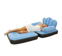 Canapé Gonflable,Canapé-lit Gonflable Polyvalent 5 En 1 Avec Accoudoirs En Forme De L | Canapé Gonflable Portable, Chaise Longue À Air, Canapé Paresseux Pour Intérieur Et Extérieur
