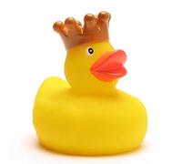 Canard de bain avec une couronne d'or